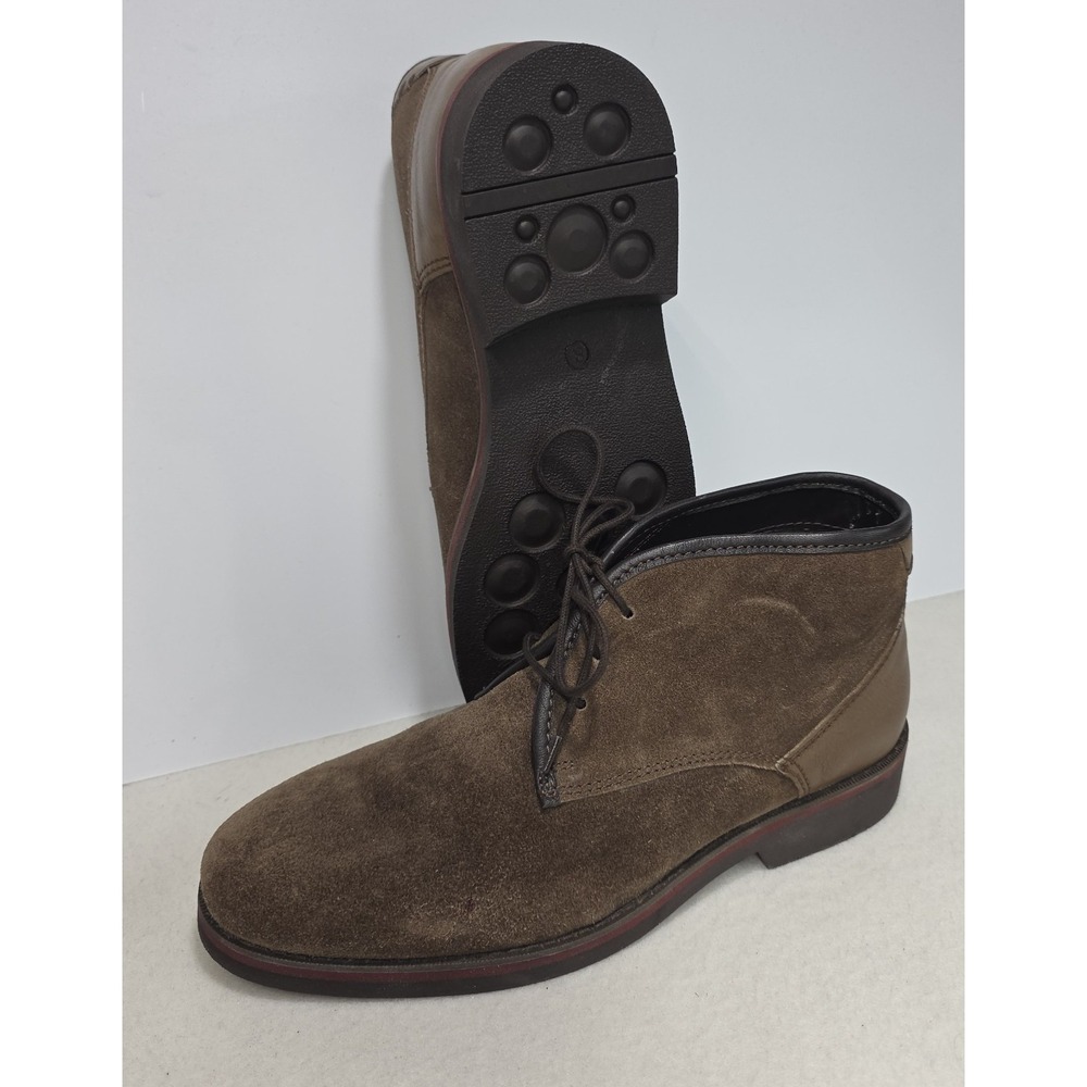 Leather Suede Boots Frank Wright Mens  11 Brown Suede Ankle Chukka LIMITED USE